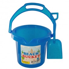 Glitter Beach Bucket With Shovel (Pack Of 24)   